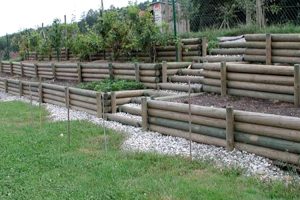 Gartengestaltung Holz Heckele